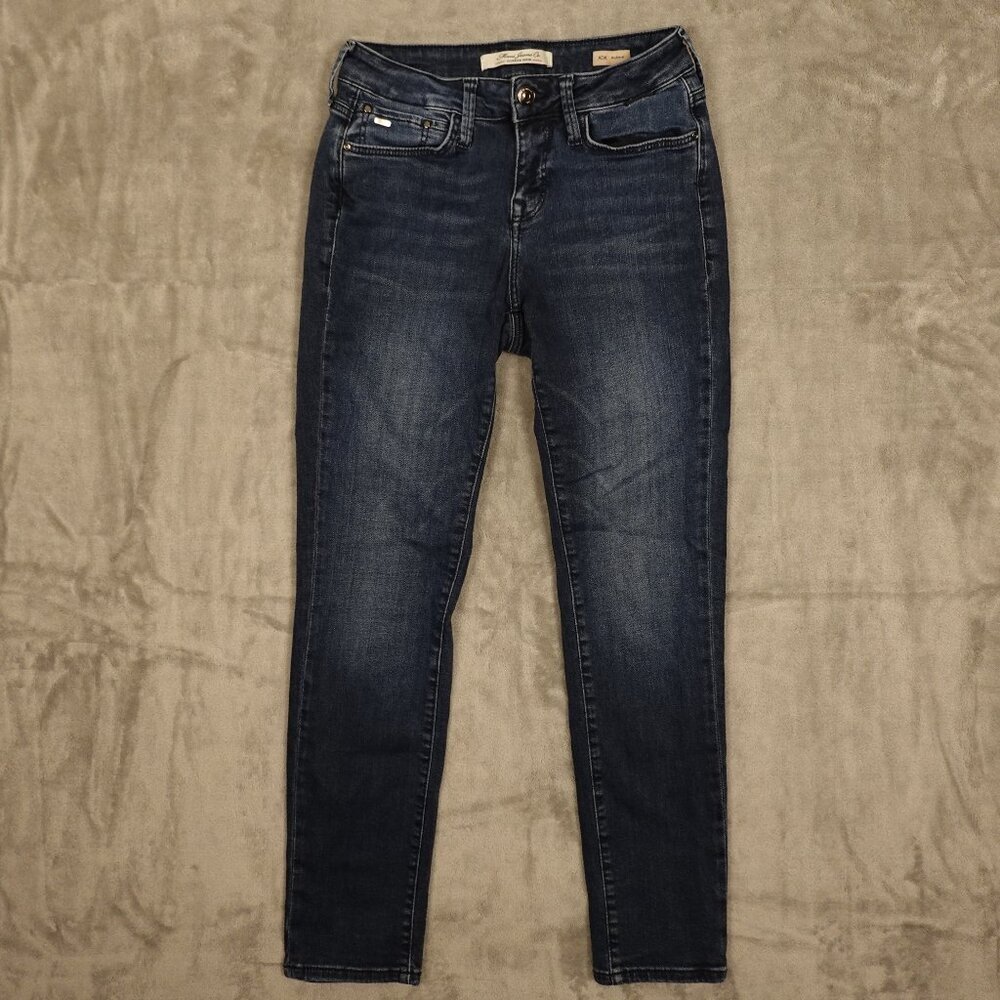 Mavi jeans Ada Boyfriend women's size 24‎ dark wash blue crop length